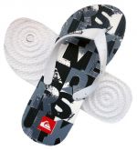 Chinelo Quilksilver Cinza