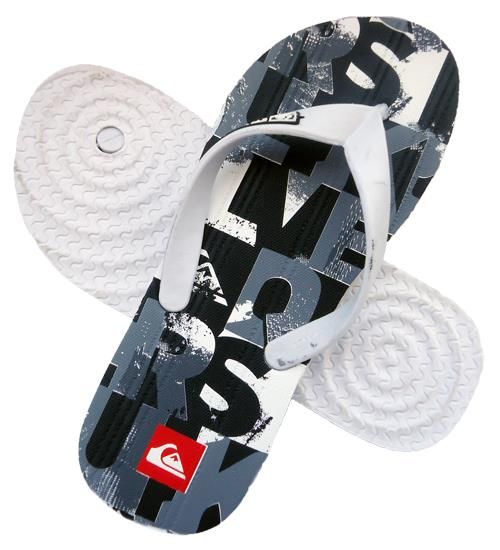 Chinelo Quilksilver Cinza
